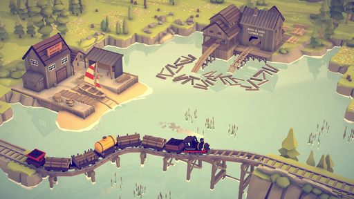 Новости - Islands & Trains — уютные диорамы с паровозиком